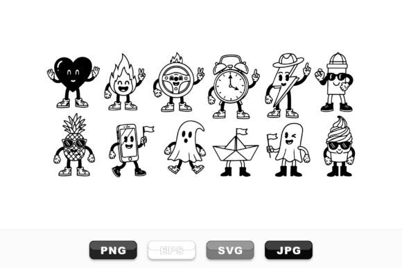Cute Cartoon Character SVG Set Review