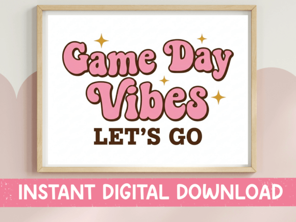 Game Day Vibes Lets Go SVG PNG Review