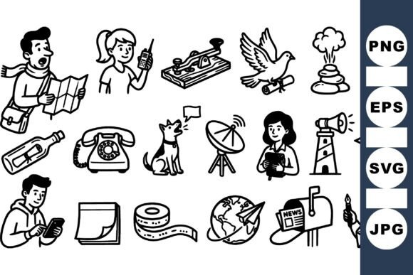 Retro Communication Icon Set Review