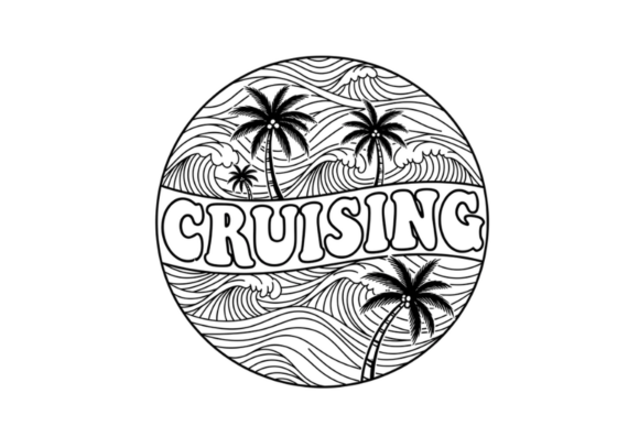 Retro Cruising Palm Trees Beach Waves Review