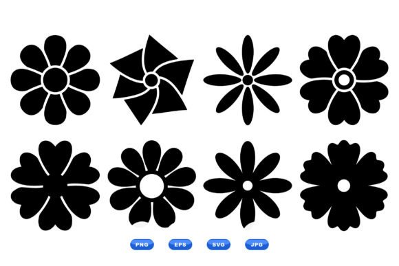 Retro Floral Silhouette SVGs Review