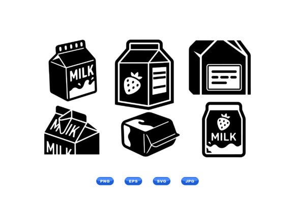 Retro Milk Carton Icons: A Designer’s Review