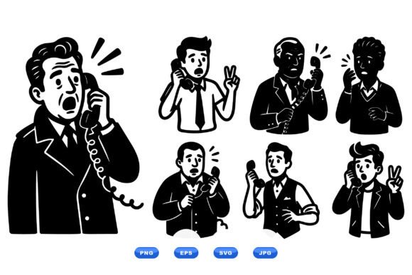 Retro Phone Call Clipart Embroidery Review