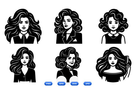 Retro Women Hair Icons Pack: A Designer’s Embroidery Review