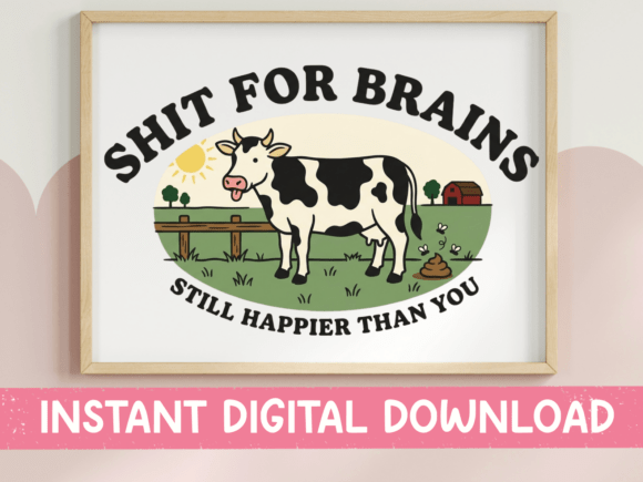 Shit for Brains Cow SVG: A Designer’s Embroidery Review